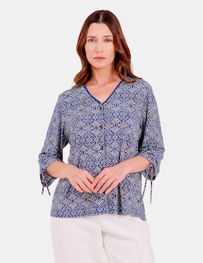 Blusa Vitos manga 3/4 para mujer