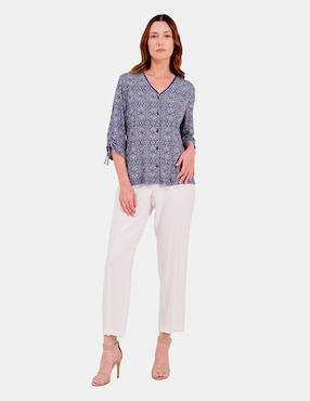 Blusa Vitos manga 3/4 para mujer