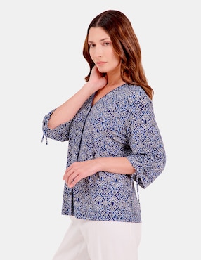 Blusa Vitos manga 3/4 para mujer