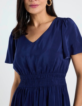 Vestido midi casual Talbots para mujer