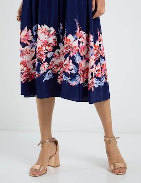 Vestido midi casual Talbots para mujer