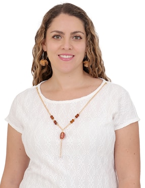 Blusa Duplan Petite manga corta para mujer