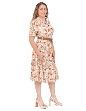 Vestido midi casual Duplan Petite Indonesia para mujer