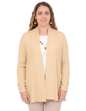 Suéter Duplan Petite cuello v para mujer