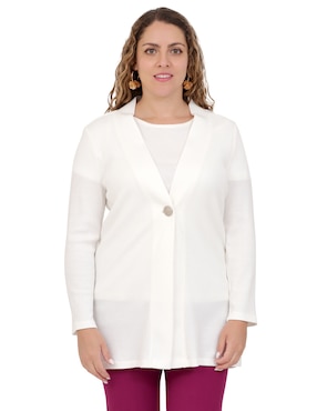 Suéter Duplan Petite cuello V para mujer