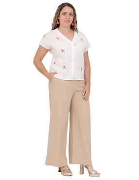 Blusa Duplan Petite manga corta para mujer