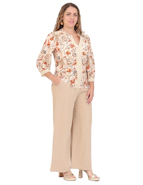 Blusa Duplan Petite manga 3/4 para mujer