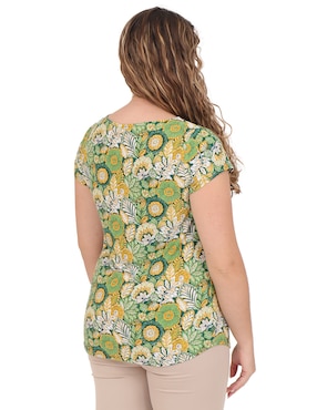Blusa Duplan Petite manga corta para mujer