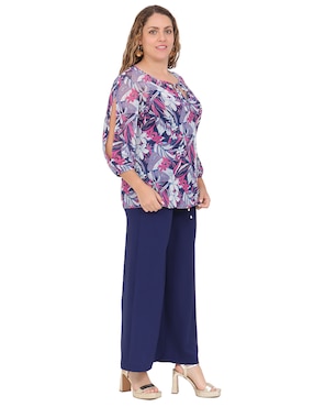Blusa Duplan Petite manga 3/4 para mujer