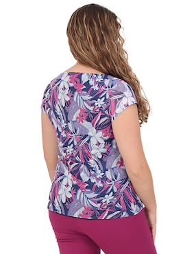 Blusa Duplan Petite manga corta para mujer