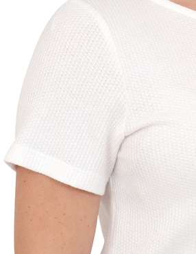 Blusa Duplan Petite manga corta para mujer