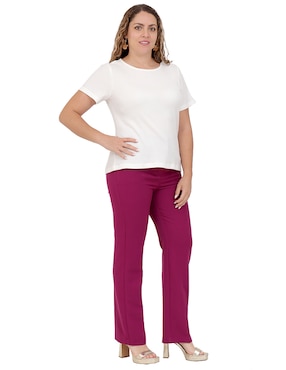 Blusa Duplan Petite manga corta para mujer