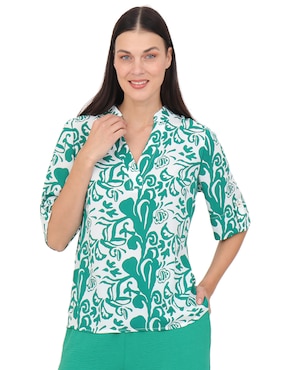 Blusa Duplan manga al codo para mujer