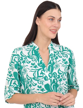 Blusa Duplan manga al codo para mujer