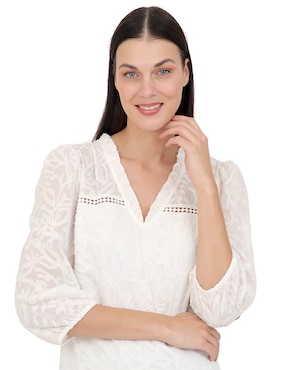 Blusa Duplan manga 3/4 para mujer