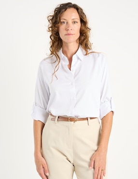 Blusa camisera Lpc manga larga para mujer