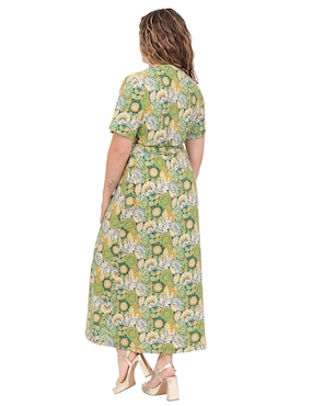 Vestido midi casual Duplan Petite para mujer