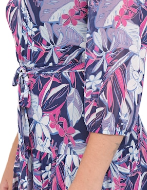 Vestido midi casual Duplan Petite para mujer