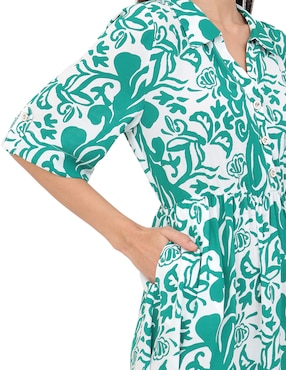 Vestido midi casual Duplan para mujer