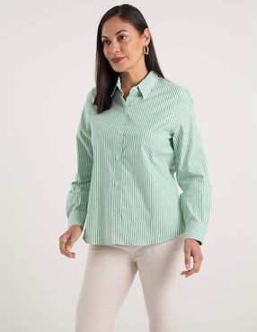 Blusa camisera Lpc manga larga para mujer