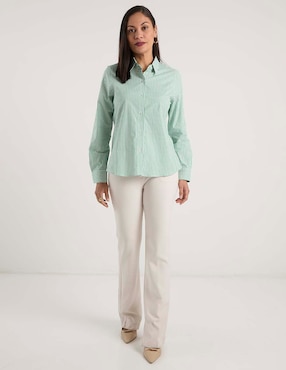 Blusa camisera Lpc manga larga para mujer