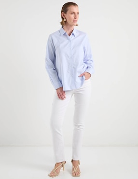 Blusa camisera Lpc manga larga para mujer