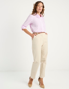 Blusa camisera Lpc manga larga para mujer