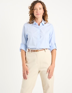 Blusa camisera Lpc manga larga para mujer