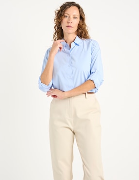 Blusa camisera Lpc manga larga para mujer