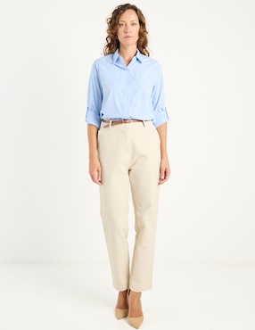 Blusa camisera Lpc manga larga para mujer