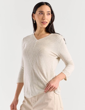 Blusa Vitos manga 3/4 para mujer