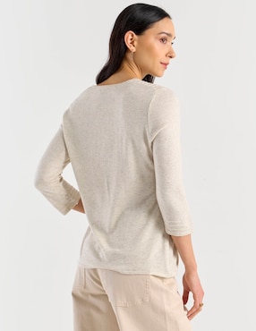 Blusa Vitos manga 3/4 para mujer