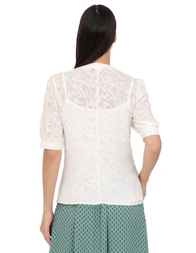 Blusa Duplan manga corta para mujer