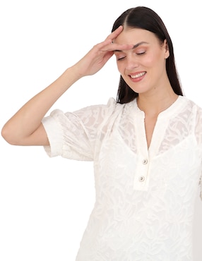 Blusa Duplan manga corta para mujer