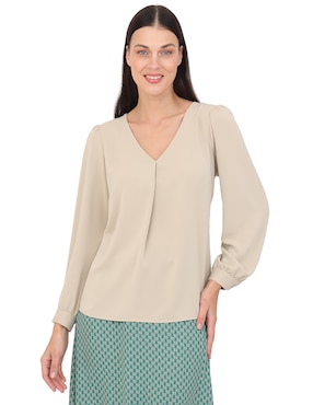 Blusa Duplan manga larga para mujer