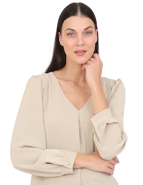Blusa Duplan manga larga para mujer