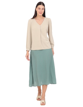 Blusa Duplan manga larga para mujer