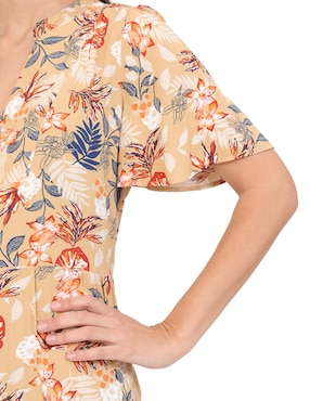 Vestido midi casual Duplan para mujer