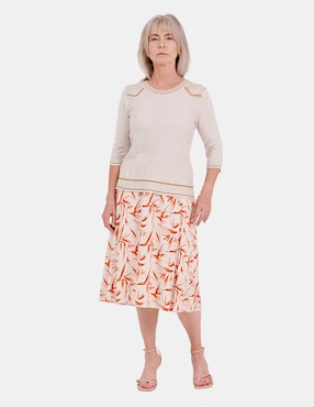 Blusa Vitos manga al codo para mujer
