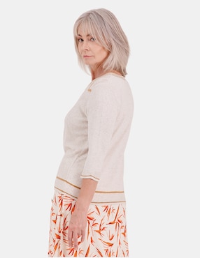 Blusa Vitos manga al codo para mujer