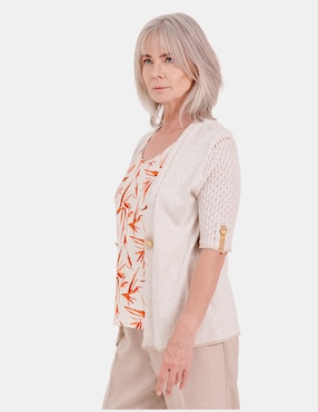 Blusa Vitos manga al codo para mujer