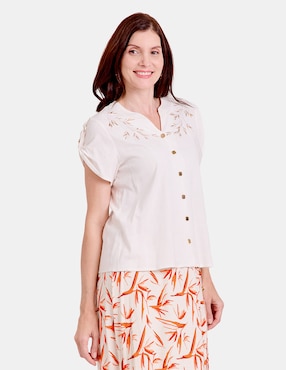 Blusa Vitos manga corta para mujer
