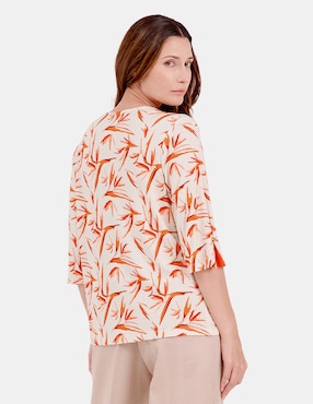 Blusa Vitos manga 3/4 para mujer