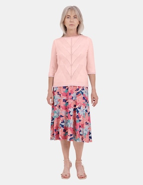 Blusa Vitos manga 3/4 para mujer