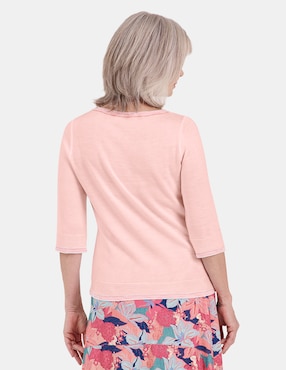 Blusa Vitos manga 3/4 para mujer