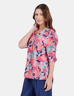 Blusa Vitos manga al codo para mujer