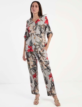Pantalón relaxed Vitos straight para mujer
