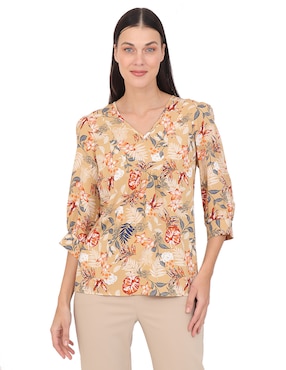 Blusa Duplan manga 3/4 para mujer