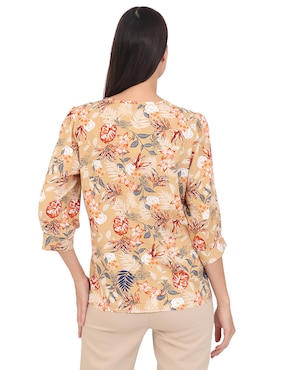 Blusa Duplan manga 3/4 para mujer