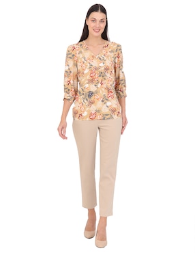 Blusa Duplan manga 3/4 para mujer